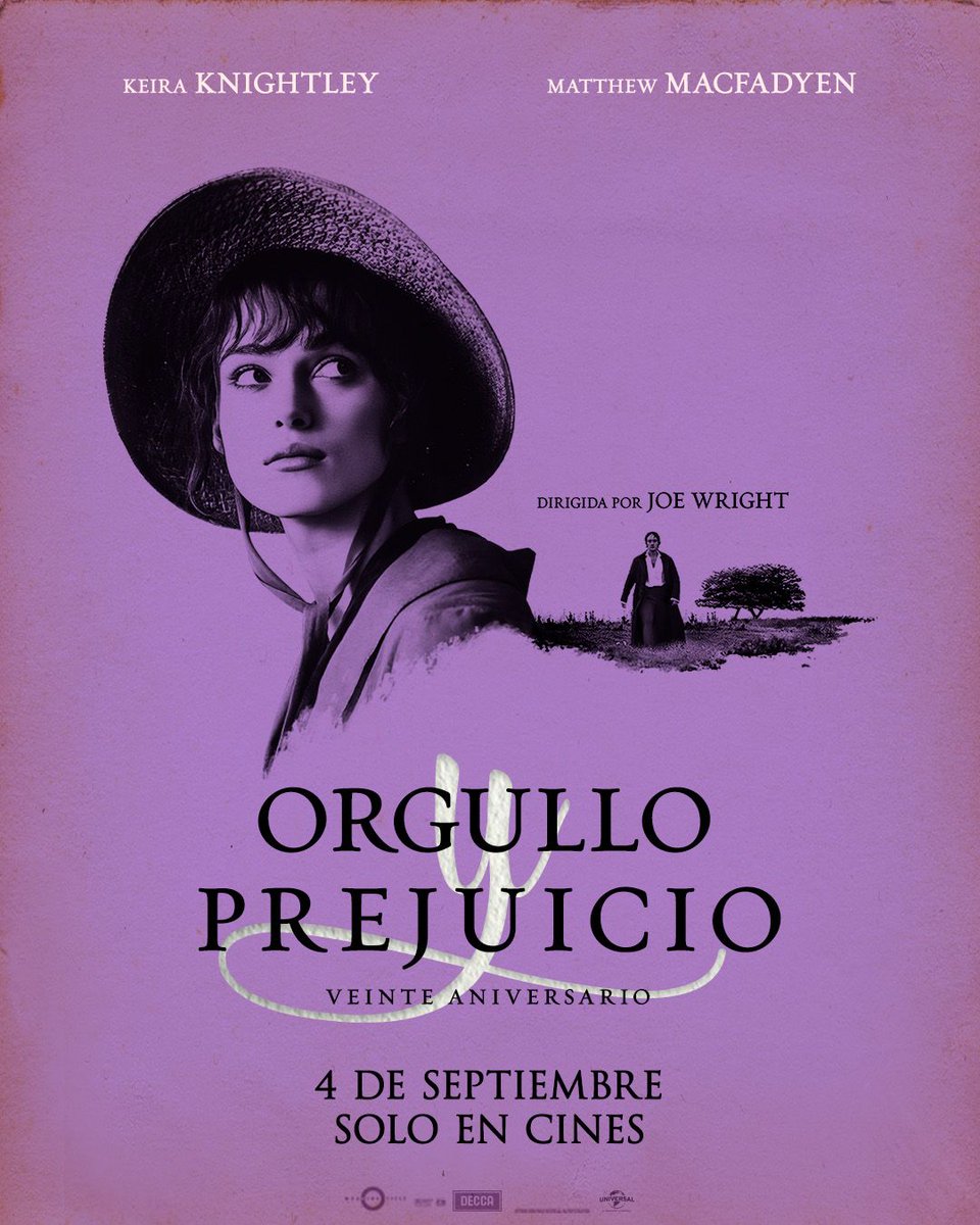 pride and prejudice archive (@pandparchive) on Twitter photo update: CHILE has joined the list of countries that will hold a theatrical re-release in celebration of pride & prejudice's 20th anniversary.
(via <a href="/AndesFilmsCL/">Andes Films Chile</a>) update: CHILE has joined the list of countries that will hold a theatrical re-release in celebration of pride & prejudice's 20th anniversary.
(via <a href="/AndesFilmsCL/">Andes Films Chile</a>)