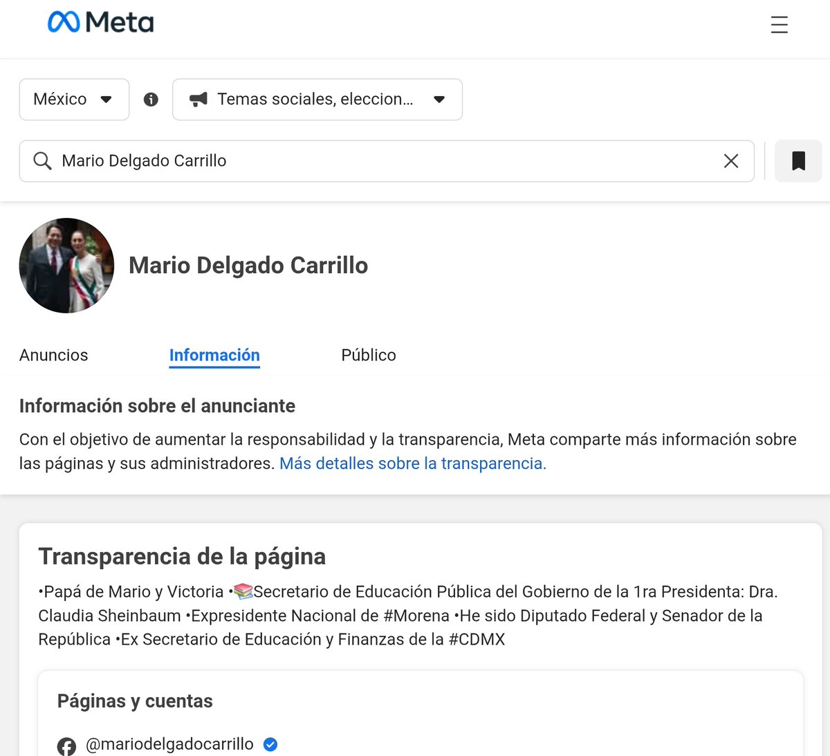 jorgegogdl's tweet photo. A pesar de no haber disputando ningún cargo de elección popular, Mario Delgado, Secretario de Educación Pública ha gastado 24 millones 422 mil pesos en anuncios de Facebook.  El equivalente a sus departamentos en Reforma. ¿De dónde sale tanto dinero? https://t.co/0Jzha7jz6t