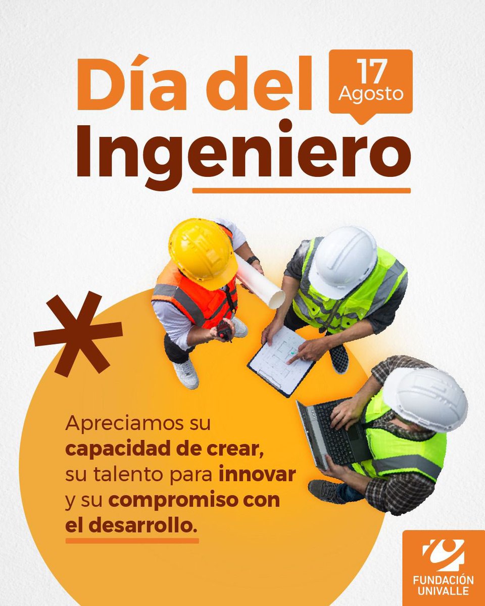 Cada día transforman ideas en soluciones, combinando ciencia, creatividad y compromiso para impulsar el desarrollo tecnológico y hacer posible el progreso. ¡Feliz Día del Ingeniero!

#DíaDelIngeniero