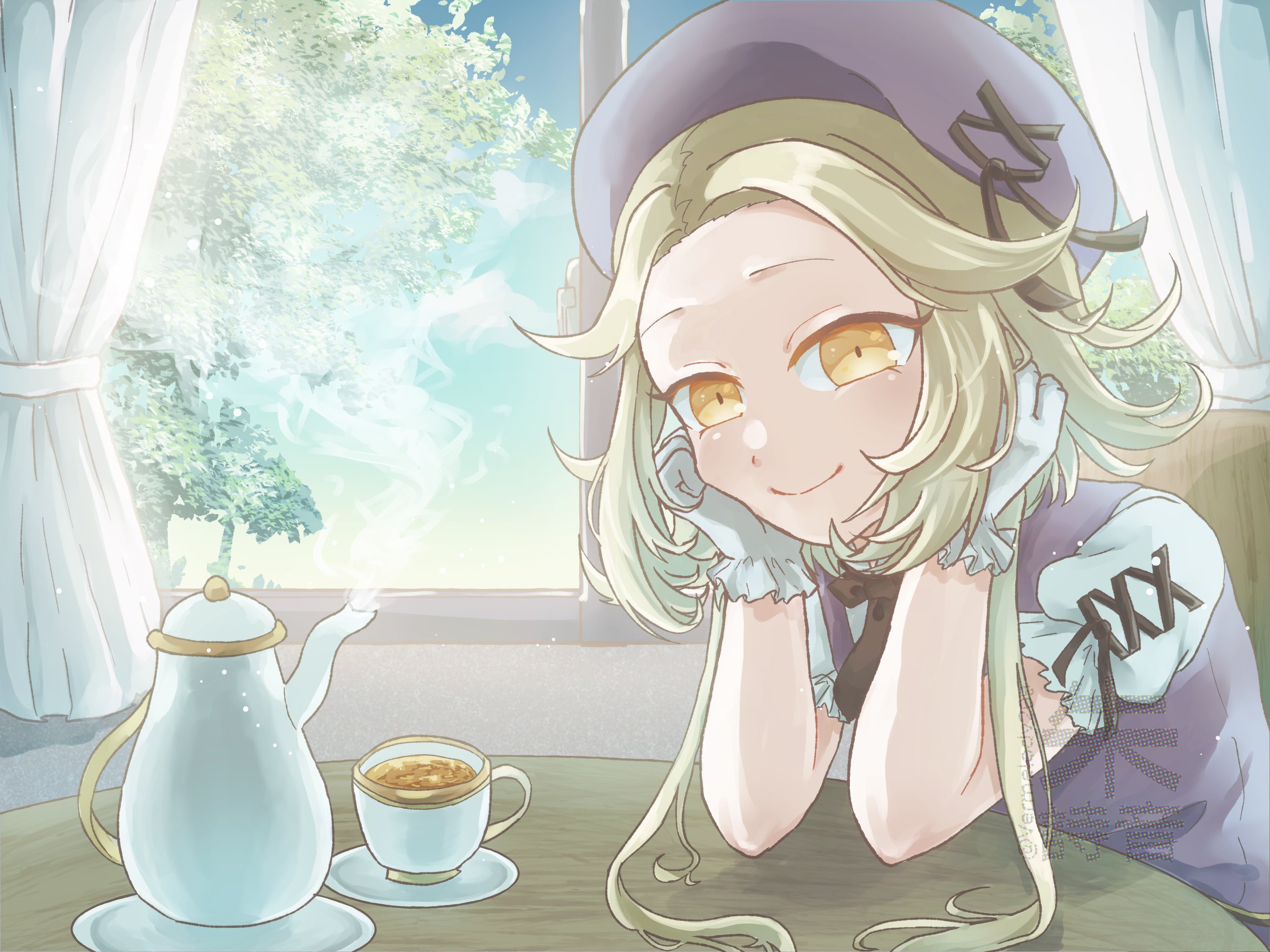 イラスト原画　優しく微笑む可愛い娘　 「スマイル」 イラスト原画 優しく微笑む可愛い娘 「スマイル」 SMILEBLOOM み