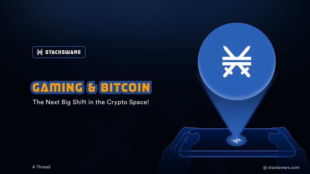 Stacks Wars (@stackswars) on Twitter photo Gaming category on CMC surpassed $20B+ while the 24hr volume is currently at $2B+!
And the Bitcoin ecosystem only worries about DeFi.
Why <a href="/StacksWars/">Stacks Wars</a> is ready to change the gaming landscape for the Bitcoin ecosystem π
Letβs find out how ππ§΅ Gaming category on CMC surpassed $20B+ while the 24hr volume is currently at $2B+!
And the Bitcoin ecosystem only worries about DeFi.
Why <a href="/StacksWars/">Stacks Wars</a> is ready to change the gaming landscape for the Bitcoin ecosystem π
Letβs find out how ππ§΅
