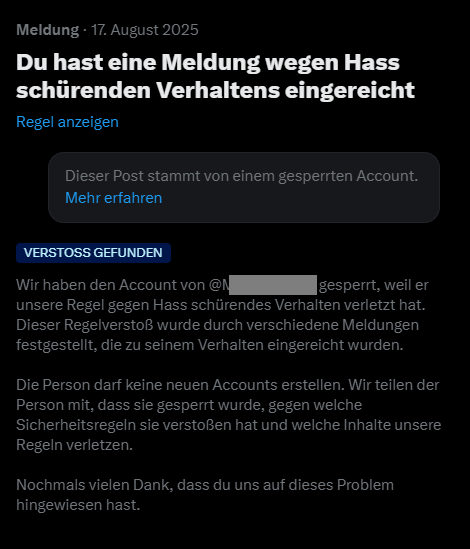 Manchmal geschehen doch noch Zeichen und Wunder...
