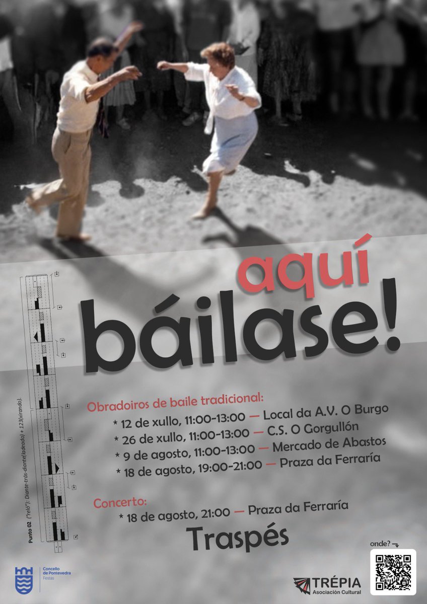 Mañá o Grupo de Música Tradicional Traspés andaremos por Pontevedra festexando a Peregrina con un concerto ás 21h. na Ferrería 👣
.
Ven troulear con nós!
.
#traspés #traspès #pandereteirostraspès #pandereteirostraspès #charangatraspés #pontevedra #festasdaperegrina #peregrina