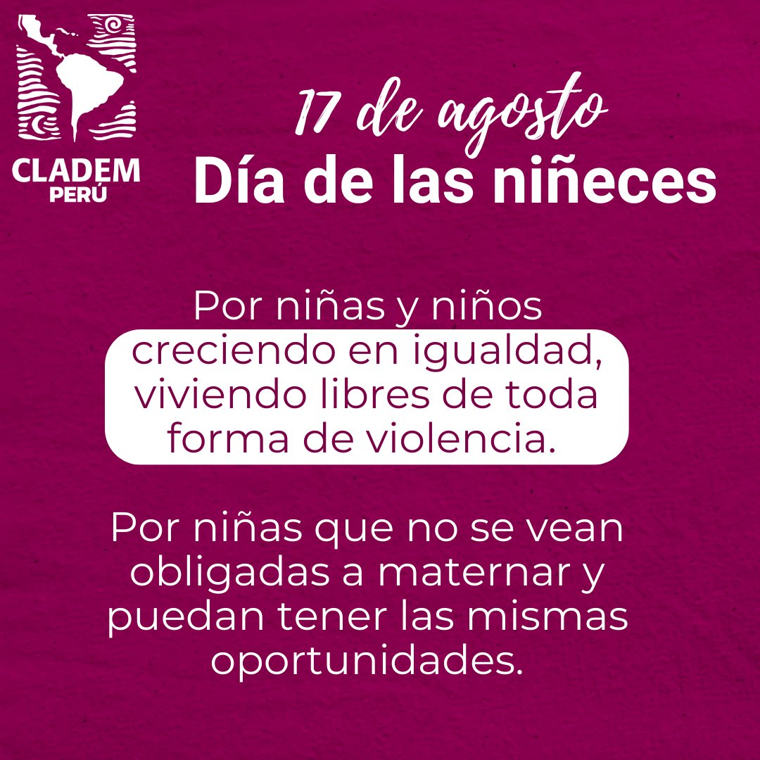 🚨 353 partos en niñas menores de 14 años de enero a julio en Perú
Exigimos al estado implementar educación sexual integral en las escuelas, servicios de salud sexual y reproductiva de calidad y fácil acceso y garantizar el acceso al aborto terapéutico,
#SonNiñasNoMadres #ESI