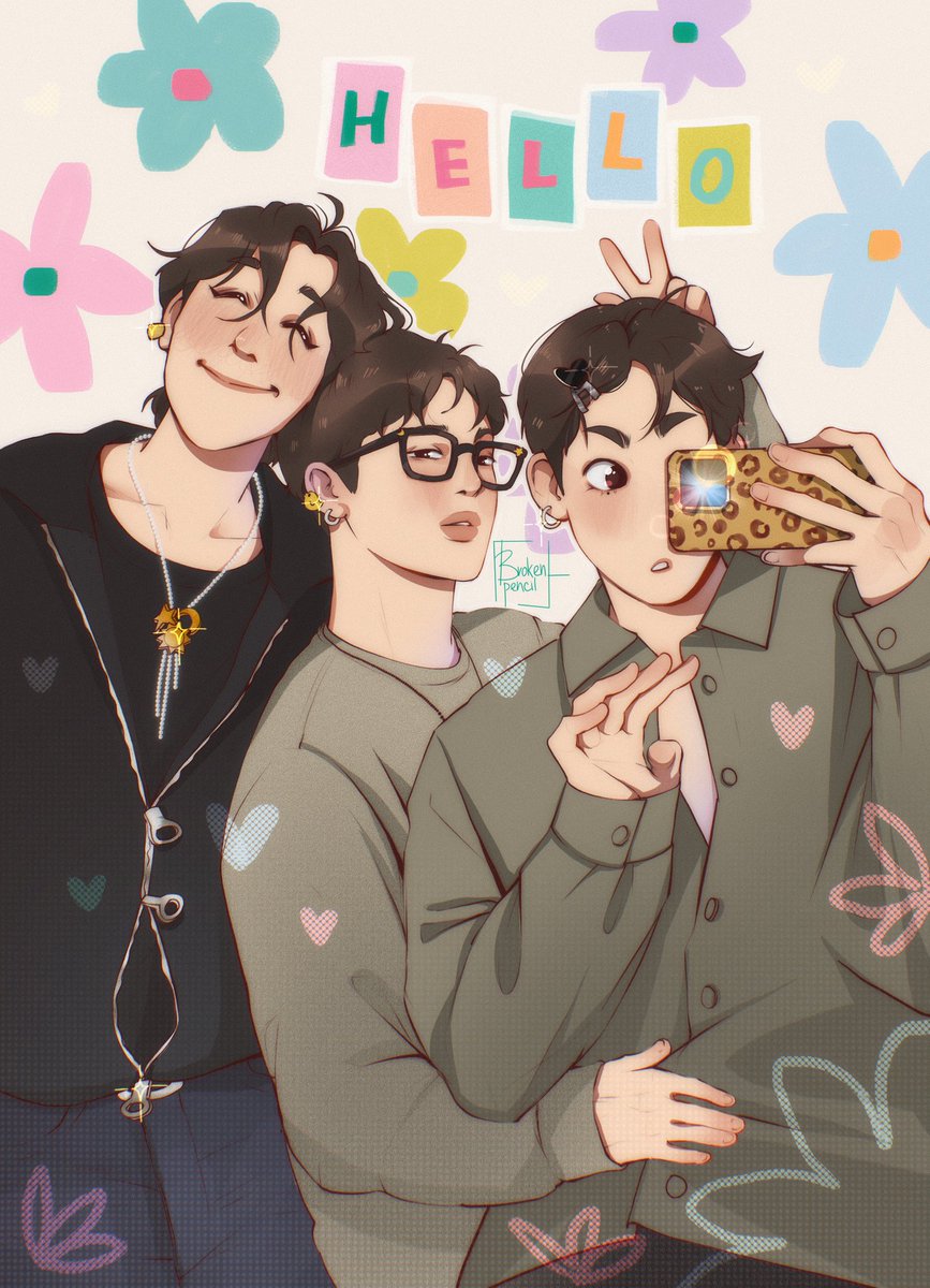 pencil2019's tweet photo. 🐿️🐥🐻 #vminhope https://t.co/rqDDHiyHAE