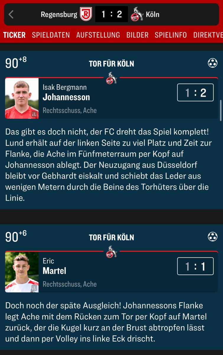Köln hat sich wohl ein Vorbild gesucht wenn ich so die Minuten der Tore sehe