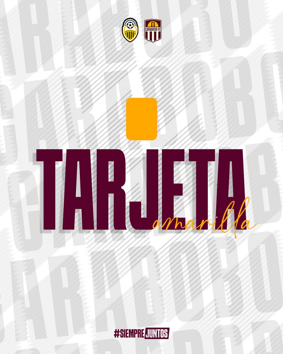 ⌚36 '|#LigaFUTVEFEM|SEMIFINAL VUELTA| Tachira 1-0 Carabobo

Tarjeta Amarilla Valeria Camacaro  

𝙑𝙖𝙢𝙤𝙨, 𝘾𝙖𝙧𝙖𝙗𝙤𝙗𝙤! 🇱🇻

#MasGranate🔝
#LigaFUTVEFEM