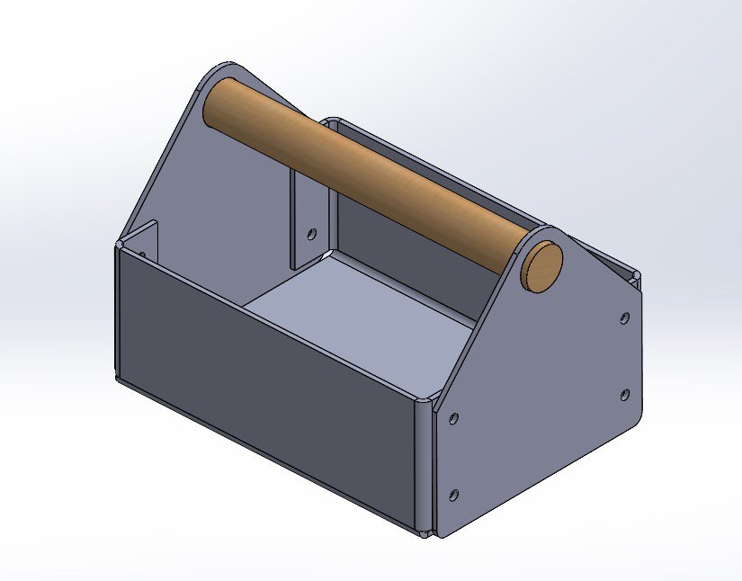 reticente07's tweet image. From CAD → DXF → product. Made a simple sheet metal organizer tray as a hobby project (to store random items around the table).