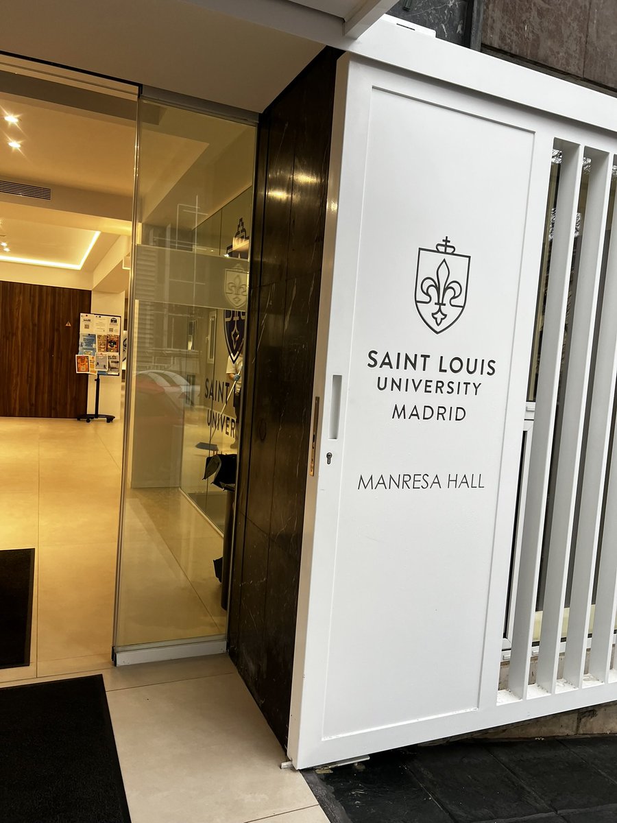 Honored to visit Saint Louis University Madrid Campus. A true bridge between Europe and America in education 🎓✨ #StudyAbroad #SaintLouisUniversity