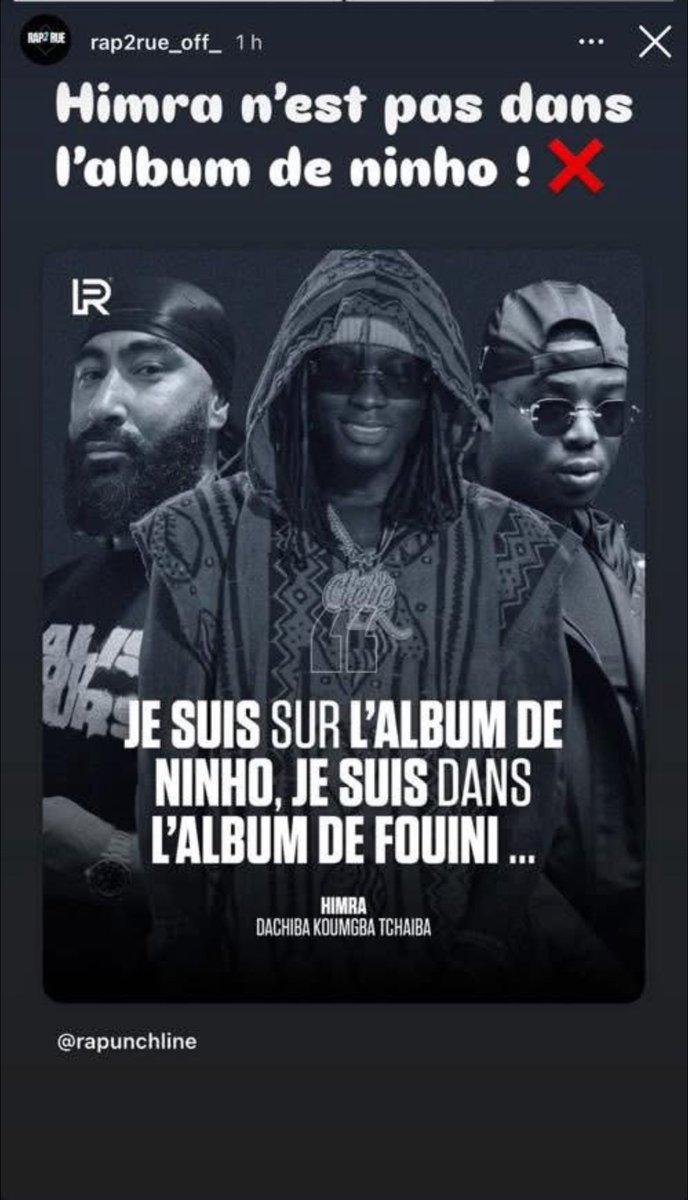 StephyB39775's tweet photo. #samira toujours dans les #Dohi
Casements de papo @HimraOfficiel ne sera pas dans L’ablum de ninho selon le media français #rap2rue https://t.co/EfbPiqRpjv