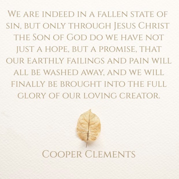Amen! <a href="/cooperlclem/">Cooper Clements</a> 🙏🏼🙏🏼🙏🏼