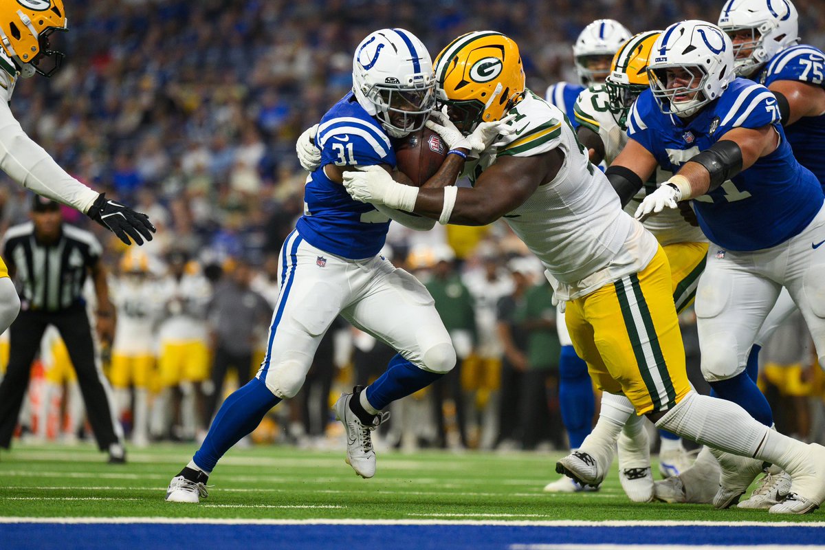 Colts vs Packers preseason week 2.