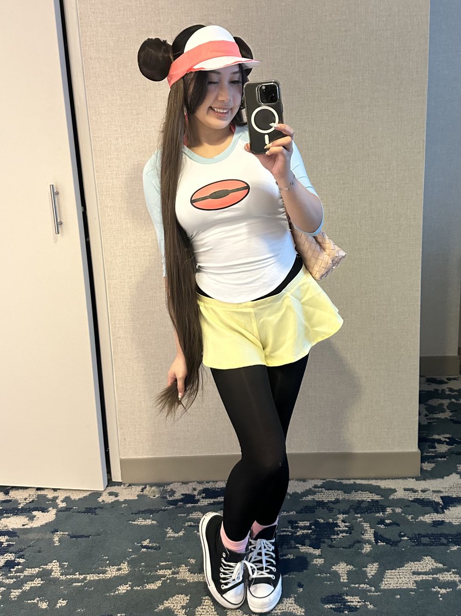 finally for wcs anaheim 2025 sunday im rosa! (these ponytail extensions are hanging on for dear life btw) #PokemonWorlds
