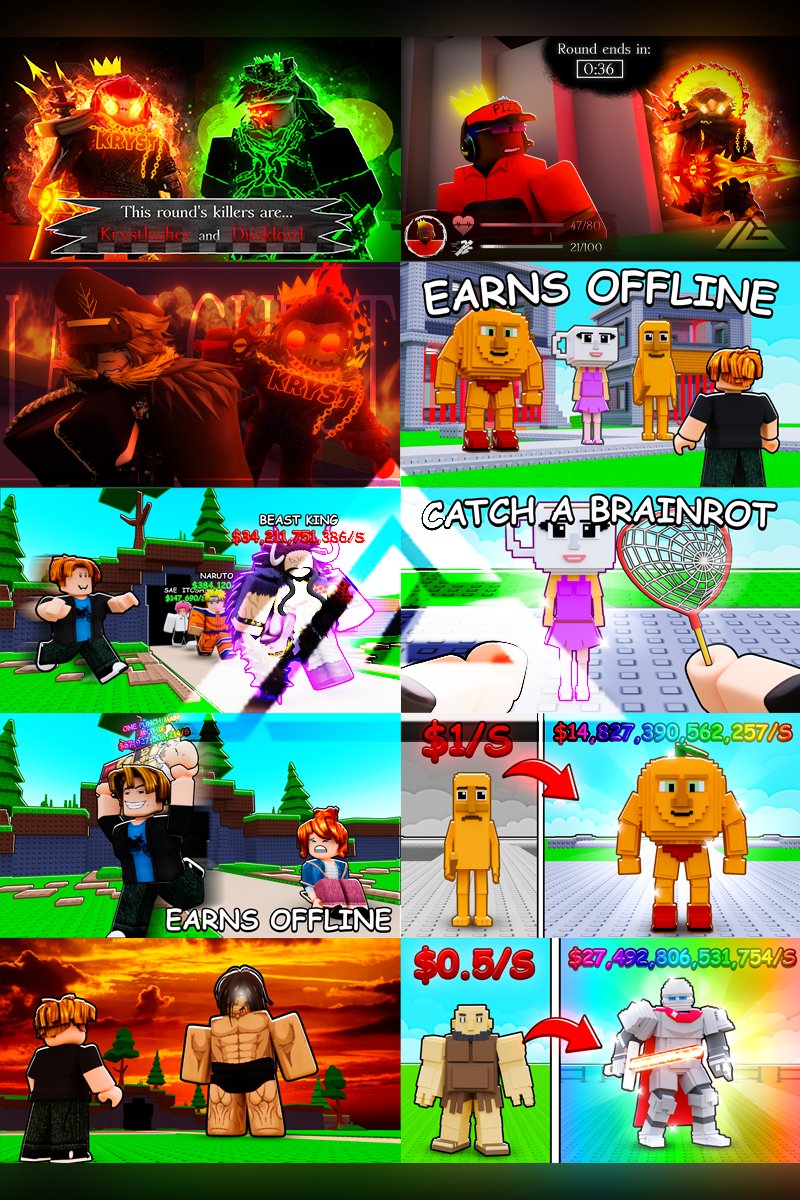 🎯 High-CTR Roblox Thumbnails
Boosting clicks, views &amp; engagement 🔥
Perfect for:
🎮 Roblox games
📺 YouTubers
👨‍💻 Devs

Scroll-stopping visuals that perform ✅
📩 DM AXFEP on Discord to order!
❤️ &amp; 🔁 appreciated!

#Roblox #RobloxGFX #RobloxThumbnails #GFX #RobloxDev