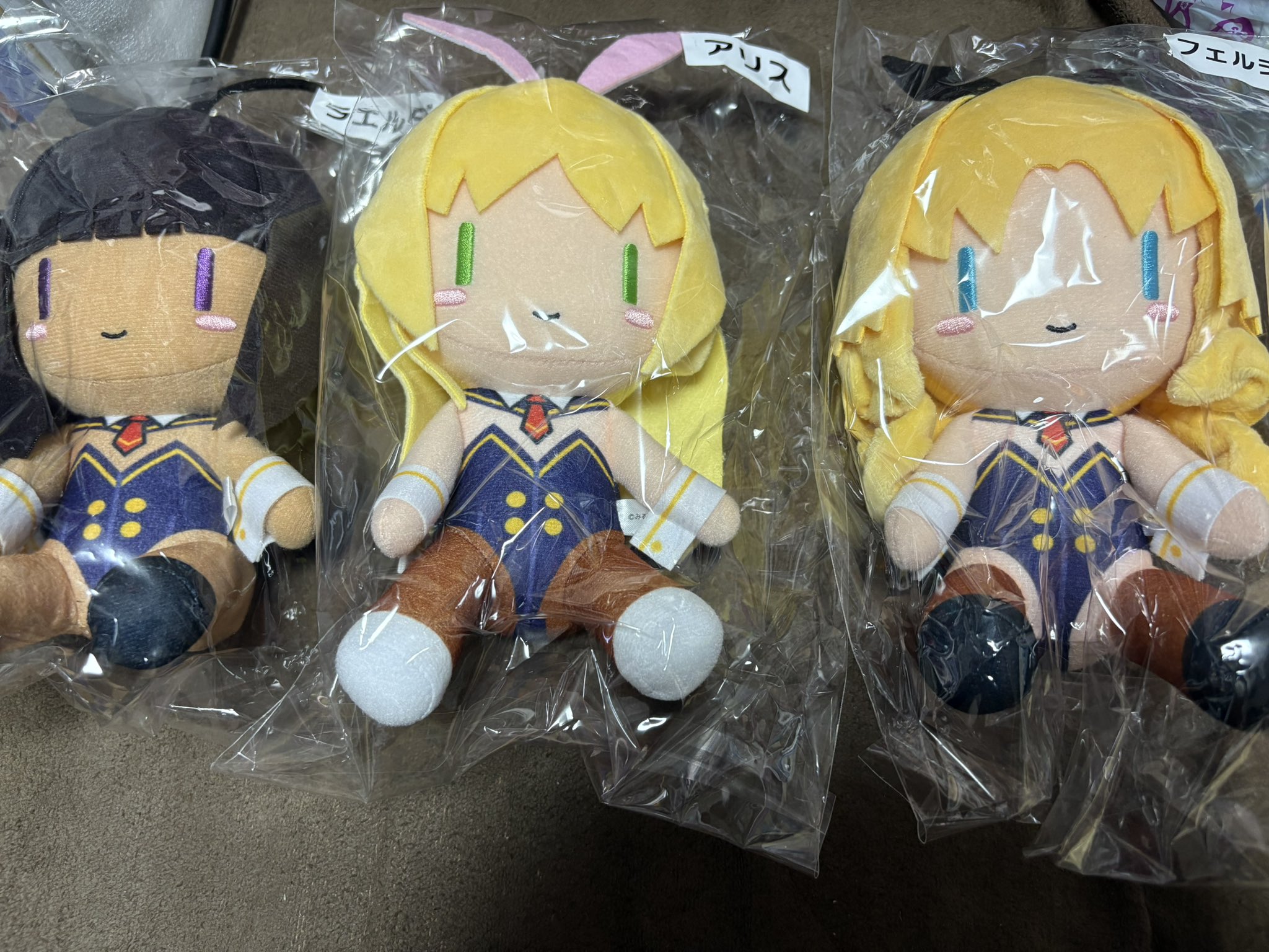 みるくふぁくとりー C106 ぬいぐるみ アリス メアメア ミーニャ