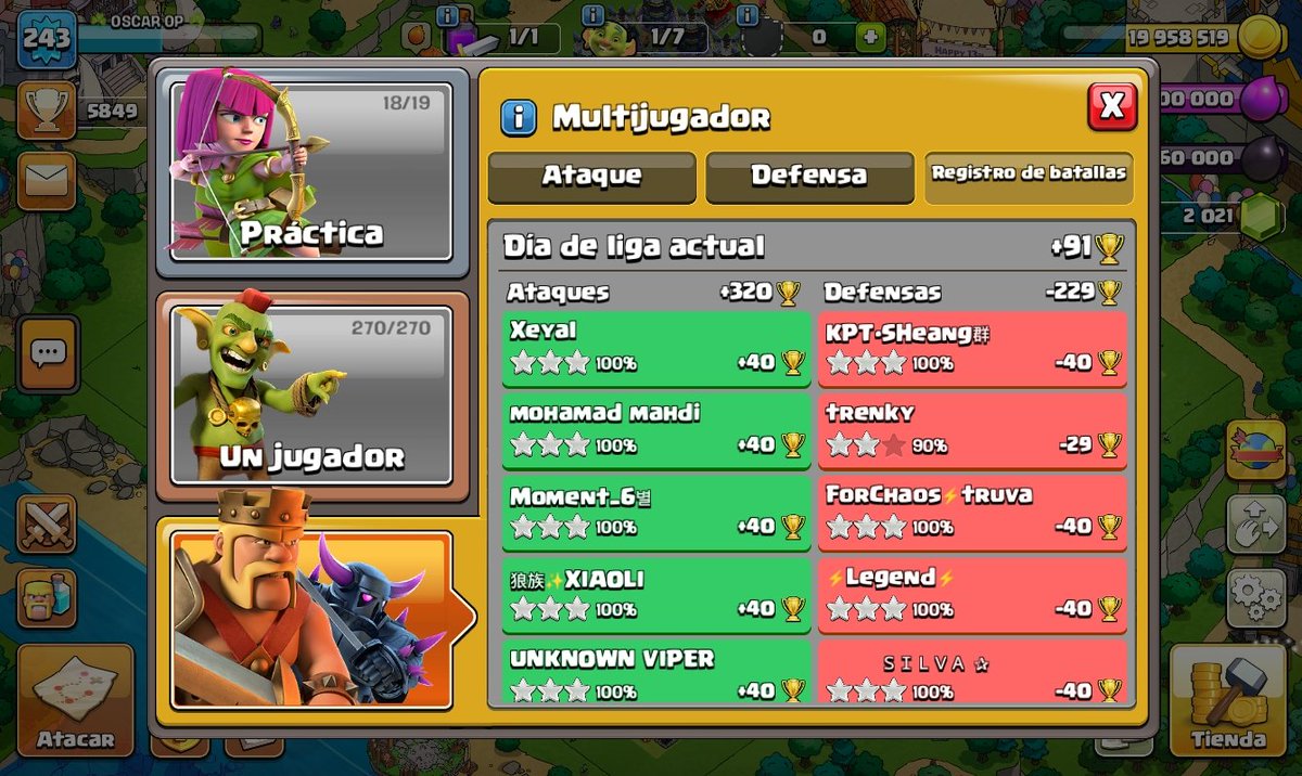 Con lo que ando rompiendo liga leyenda para los que dicen que la habilidad no servía solo hay que saber usarla 🥳