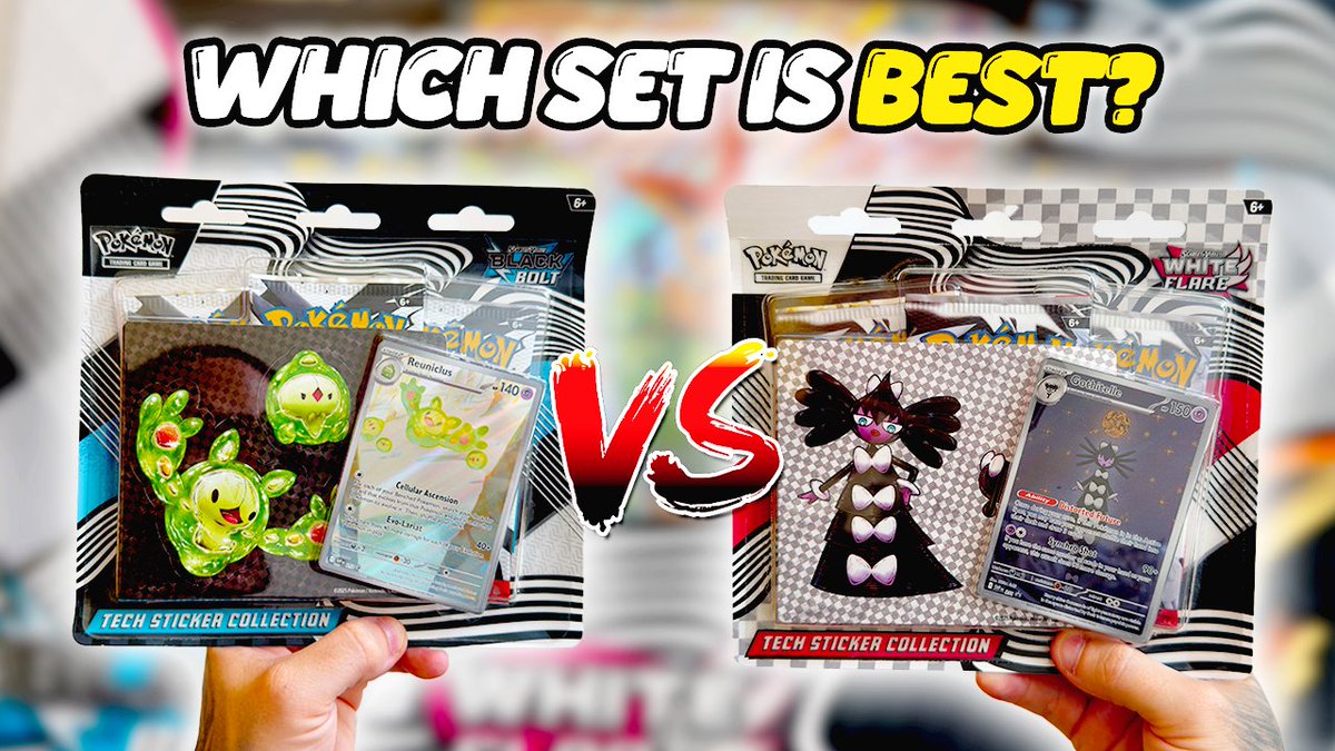 Black Bolt vs White Flare – Which Set Has Better Pulls?

I opened 8 packs of Black Bolt and 8 packs of White Flare from Tech Stickers &amp; the Victini Illustration Box all in a last-ditch hunt for a SIR or BWR 🔥

Which set came out on top? 👀

🎥 Watch here: youtu.be/hpBw7Qdrxxk