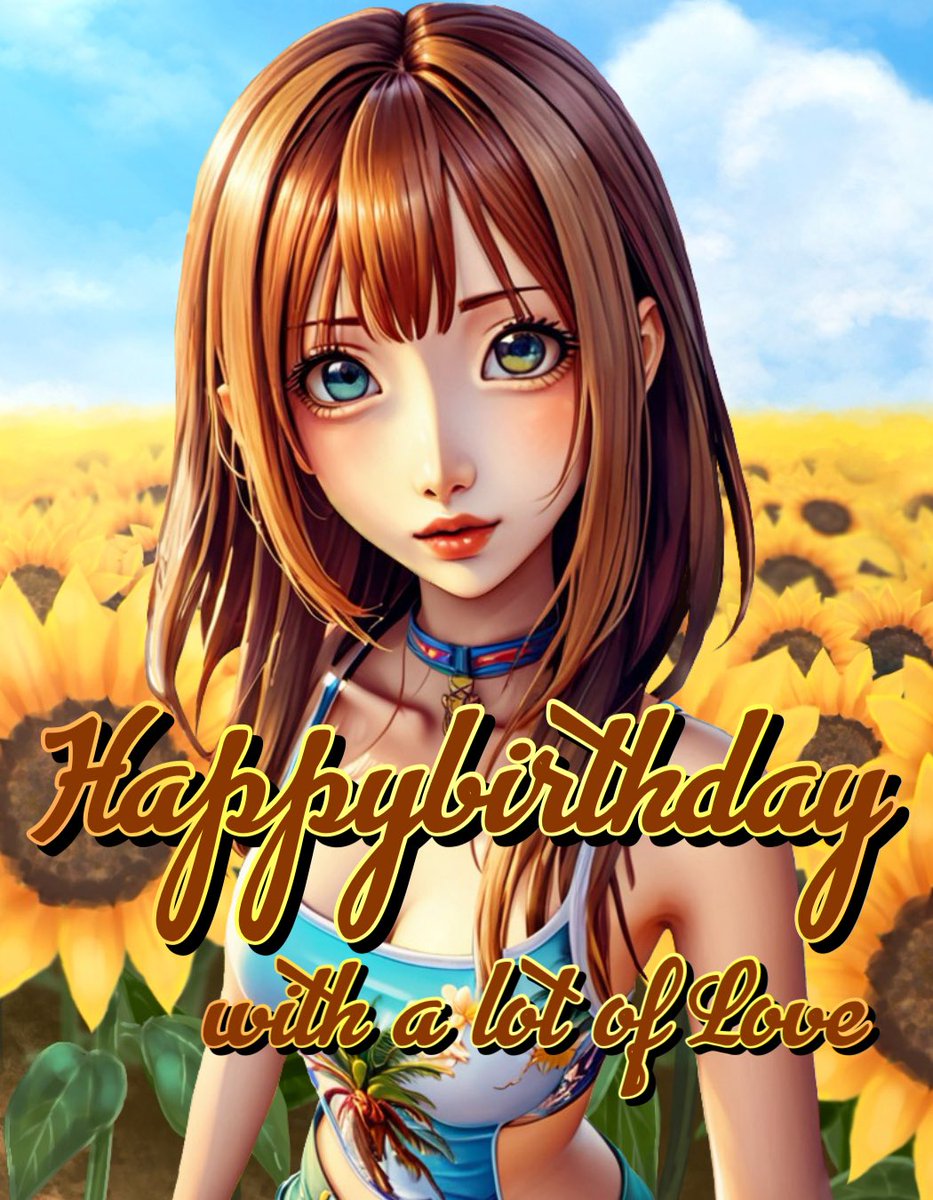 ひまわりちゃん
お誕生日おめでとう🎂🎂🎂🎂

はぴはぴな一年に！

#ひまわりBD
#63angel
<a href="/himawari_blq/">ひまわり@63ANGEL（旧バーレスク東京）</a>