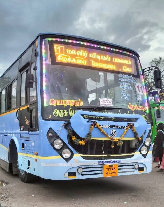 Trichy Treasures (@trichytreasures) on Twitter photo Yet another drubbing by <a href="/sivasankar1ss/">Sivasankar SS</a> & <a href="/arasubus/">ArasuBus</a> TNSTC-KUM.
The bus in the picture operated in Trichy is transferred to Ramnad.
Only 20 Blue bus allotted to Trichy, that too transferred. Why this disparity towards Trichy? Need TNSTC-TRICHY immediately #Trichy <a href="/Anbil_Mahesh/">Anbil Mahesh</a> Yet another drubbing by <a href="/sivasankar1ss/">Sivasankar SS</a> & <a href="/arasubus/">ArasuBus</a> TNSTC-KUM.
The bus in the picture operated in Trichy is transferred to Ramnad.
Only 20 Blue bus allotted to Trichy, that too transferred. Why this disparity towards Trichy? Need TNSTC-TRICHY immediately #Trichy <a href="/Anbil_Mahesh/">Anbil Mahesh</a>