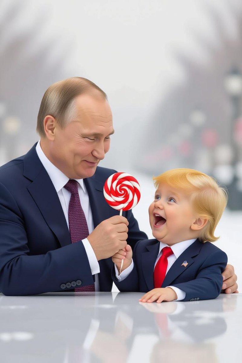 neilsmeyer's tweet photo. @WhiteHouse Very good Lil’ Donnie…. You go tell American you make Ukraine war go away if they give us half their country…. Biggest, bestest deal ever! https://t.co/Ri55kl6P1W