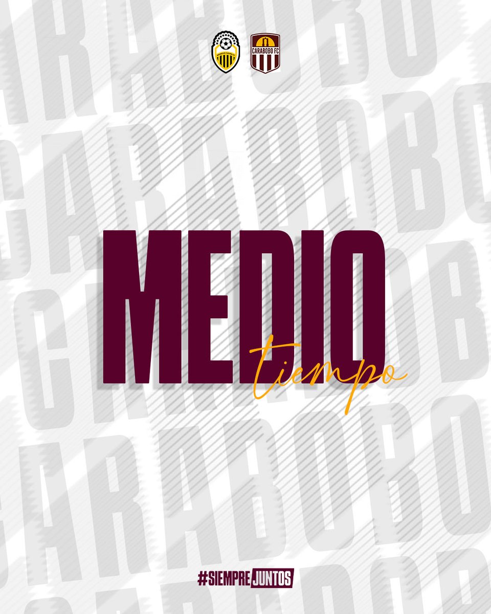 #LigaFUTVEFEM|SEMIFINAL VUELTA| Tachira 2-0 Carabobo

Final del primer tiempo. 

𝙑𝙖𝙢𝙤𝙨, 𝘾𝙖𝙧𝙖𝙗𝙤𝙗𝙤! 🇱🇻

#MasGranate🔝
#LigaFUTVEFEM