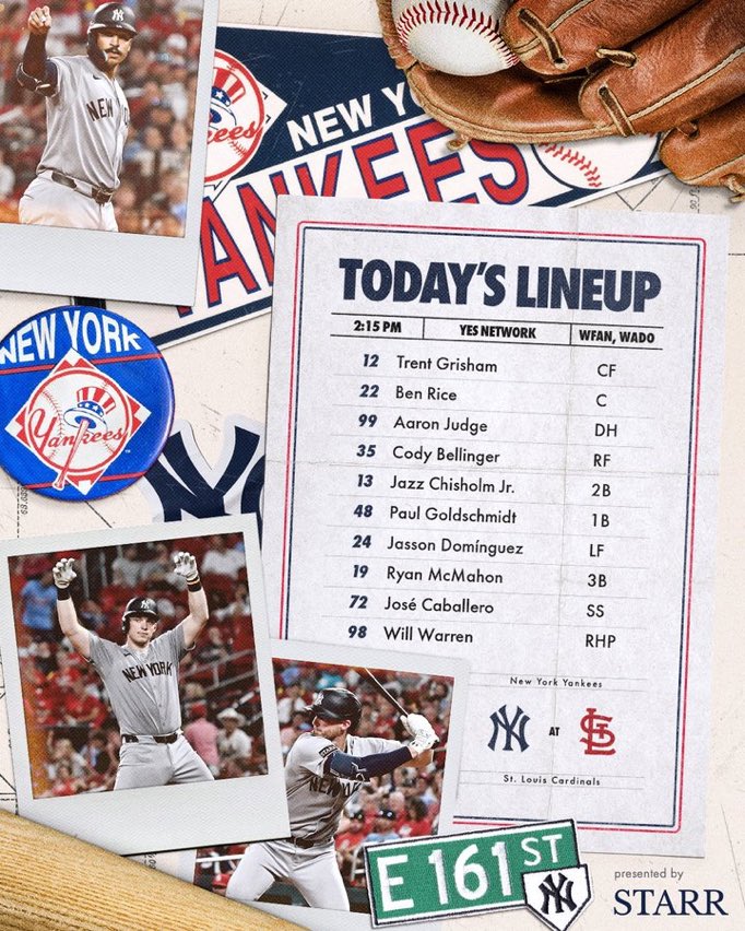 St. Louis karlısında bugünkü takım.

#RepBX