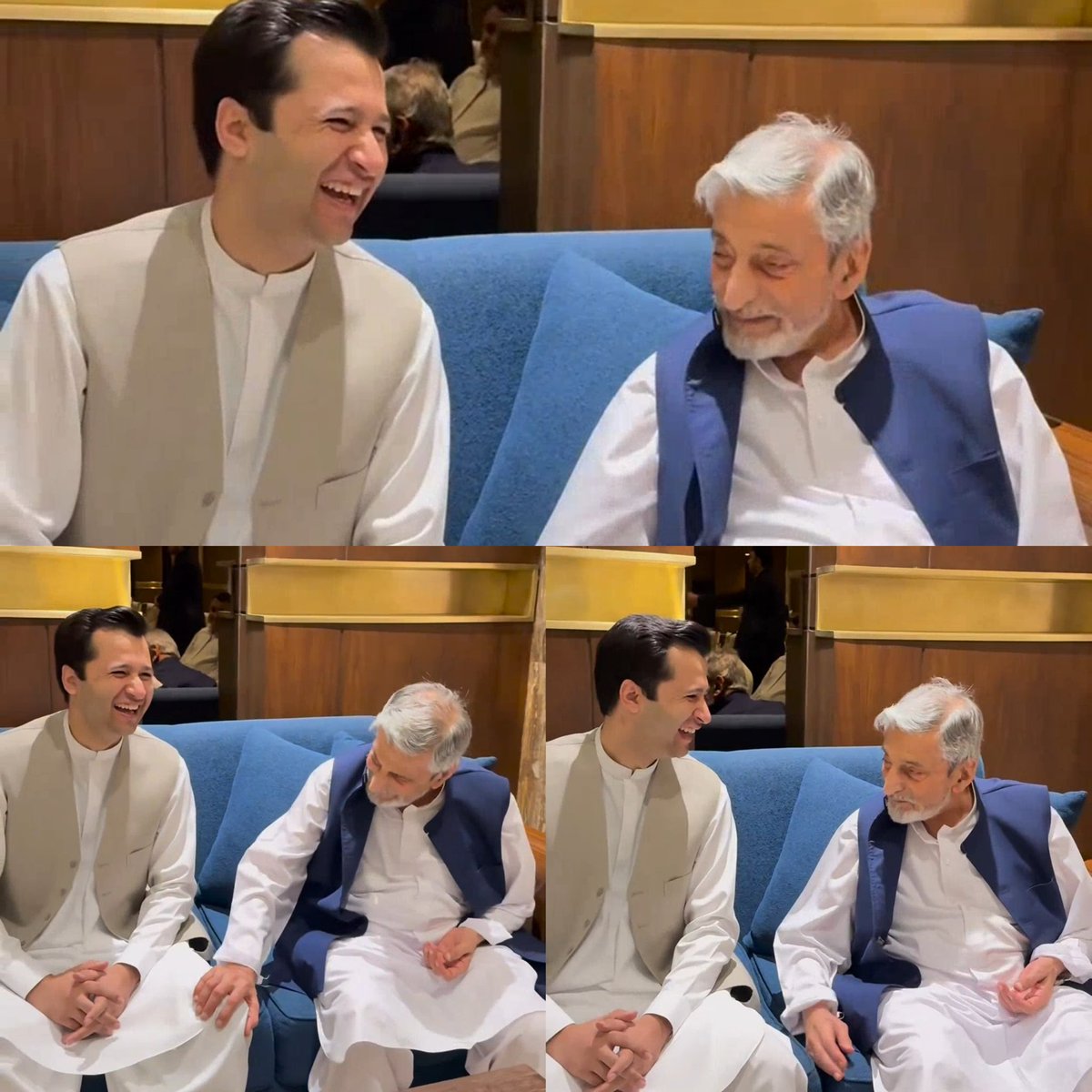 ismailgigyani's tweet photo. شھداء فیملیز کے سر براہ۔                   
عاشق رسول الشان غلام احمد بلور۔     
اور حوشخال خان کاکڑ۔                     
ال پارٹیز کانفرنس اسلام آباد میں۔     
#ANPAPCAgainstWarAndTerror https://t.co/G0rZPjQKJa