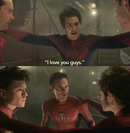 ウルヴァリン「俺がこのスーツを着ている意味は色々あるが、一番の意味は俺がX-MENだってことだ」

ピーター3「君たち大好きだ！」

このセリフはMCUマルチバースサーガで一番好きなセリフなんだけど、なんかキャラだけじゃなくてこの2人のメタ的な想いもこのセリフに込められてる感あってグッとくる