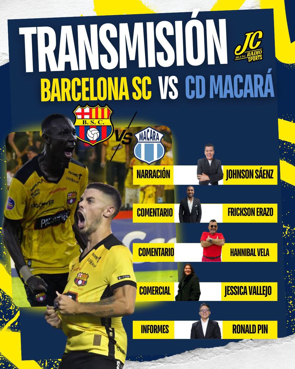 panchocevallosv's tweet photo. Vívelo como si estuvieras en el estadio por la señal de JCRadio 98.5. 
Los esperamos. https://t.co/zE3VtloFnU