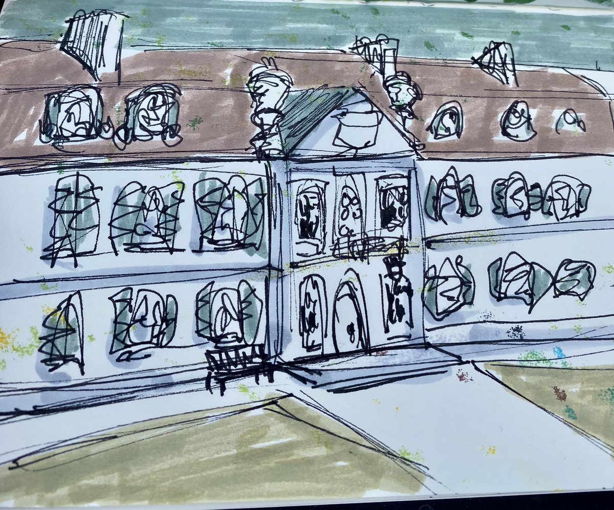JoelMayerProds's tweet image. Some pretty nasty sketches from the french countryside but ey, at least i made some 😅

#urbansketcher #urbansketch #sketchbook