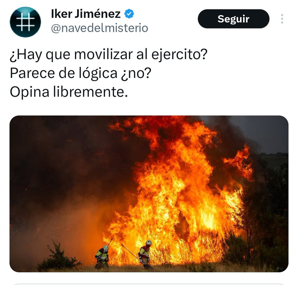 Vaya, al fachafantasmas se le ha borrado este tuit.