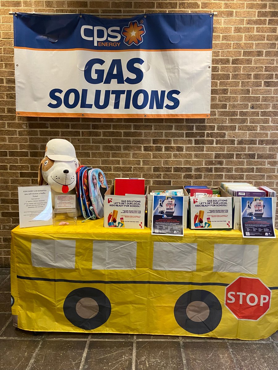 School is back in session here in San Antonio! 📚🚌🎉 Our team helped local  students kick off the new school year with our annual Stuff the Bucket  donation drive, where we collected, image size:900x1200