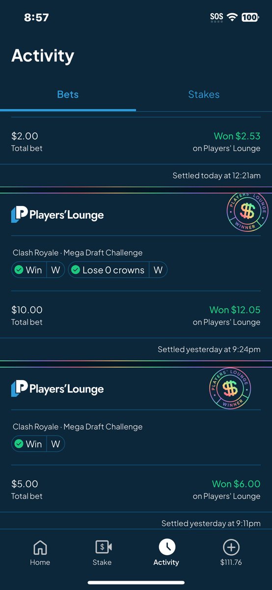 IGLKAI's tweet image. Free $ method , this app allows you to bet on trophy road / challenges 🤣🎉 They also match your deposit in bonus bets