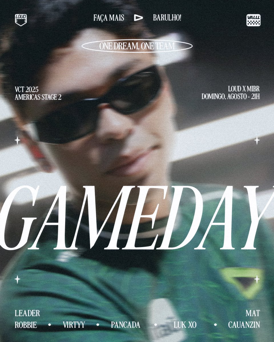 ÚLTIMA SÉRIE DO ANO!!

Hoje jogaremos contra a MIBR, aproximadamente, às 21h (BRT).

Esse será o ultimo jogo oficial da line em 2025.