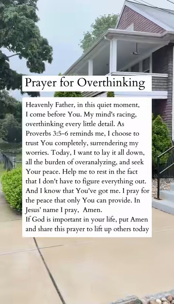 Therapyquotes_'s tweet image. Prayer for overthinking