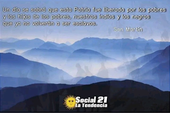 🔴 Gral. José de San Martín | 25/02/1978 ~ ♾️

Han pasado dos siglos ya, y pasarán varios más, pero el arte de ser libre del hijo de Juan a Secas sigue y seguirá haciéndonos reír. Desfachatez conurba desafiando al oropel de la realeza, negro prócer de un pueblito correntino,