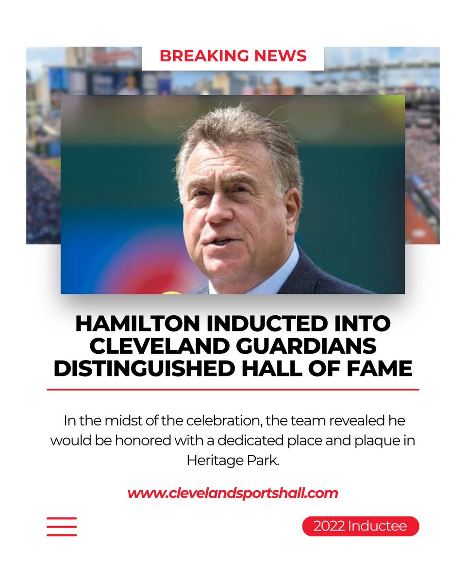 Greater Cleveland Sports HOF (@gclesportshof) on Twitter photo What an honor for the legendary Tom Hamilton, a 2022 inductee into the <a href="/GCLESPORTSHOF/">Greater Cleveland Sports HOF</a>!
#TheLand #Hammy What an honor for the legendary Tom Hamilton, a 2022 inductee into the <a href="/GCLESPORTSHOF/">Greater Cleveland Sports HOF</a>!
#TheLand #Hammy