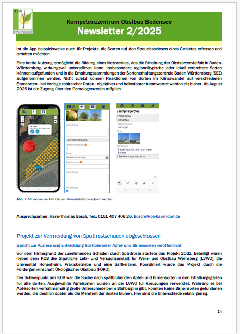 Nacherntephysi1's tweet photo. ๐ฟ Boosting biodiversity in orchards: wildflower strips, earwig habitats & insect monitoring show a rise in species richness ๐ธ๐
Plus: new SEPP app launched for digital mapping & care of orchard trees! ๐ฑ๐ณ
#Biodiversity #FruitScience https://t.co/Ba144VP2QB