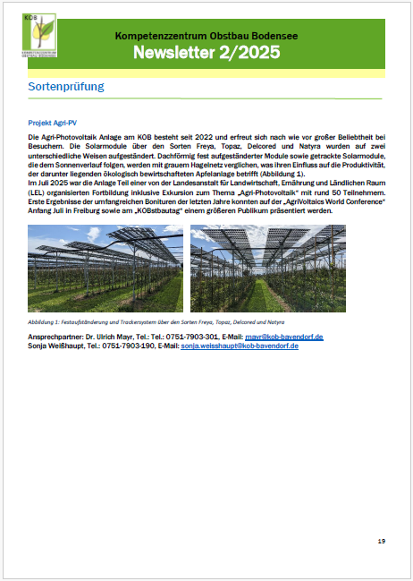 Nacherntephysi1's tweet photo. ๐๐ Agri-PV at #KOB: Solar panels above apple orchards (Freya, Topaz, Delcored, Natyra) โ comparing fixed vs. tracked systems with hail nets. First results show big potential for #AgriPV! #FruitScience #Innovation https://t.co/yQbcXNBNM6