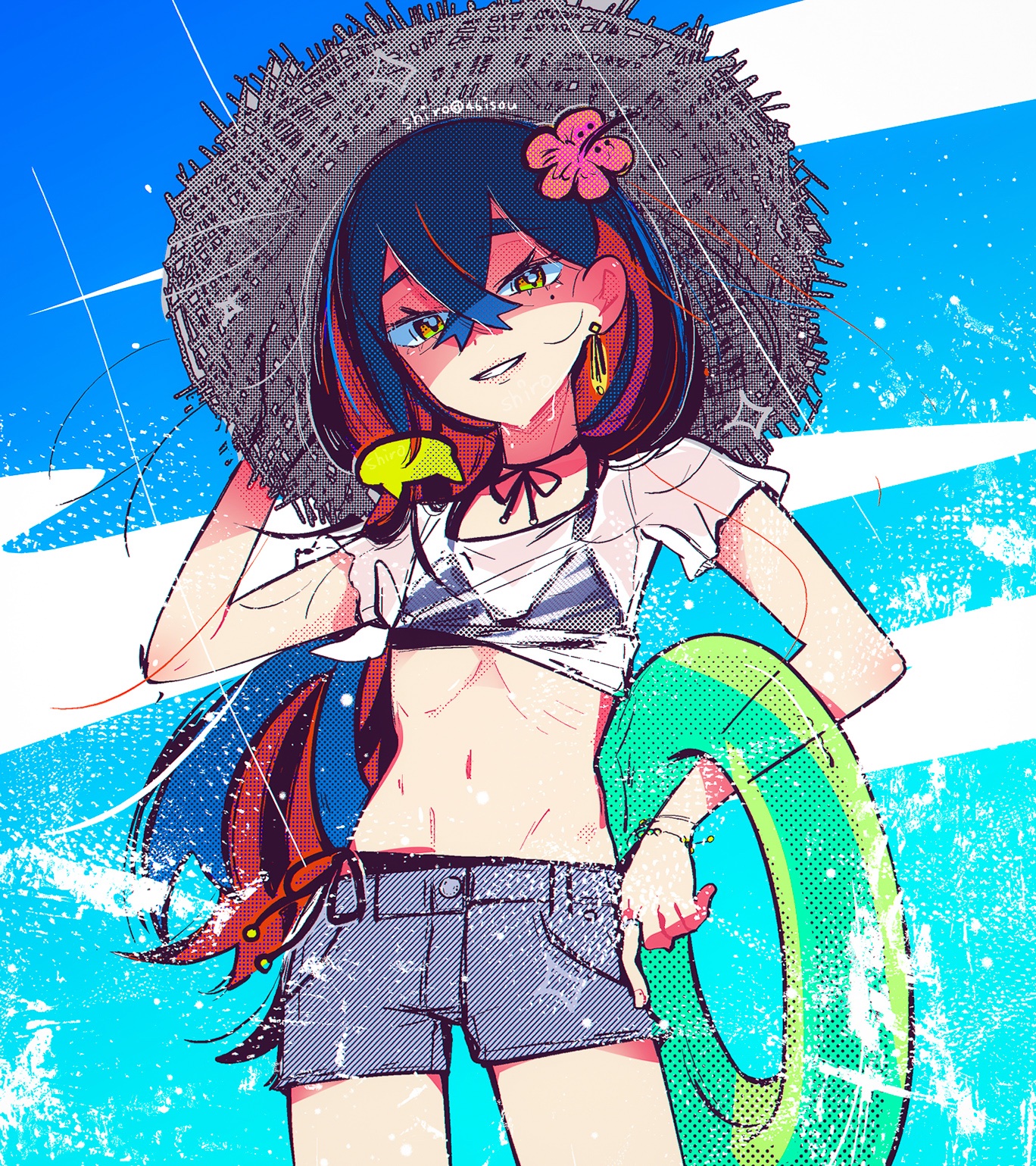 イラストオーダー✩﻿shiro ちょっとそこまでコーデ #シロのオシャレビト #illust