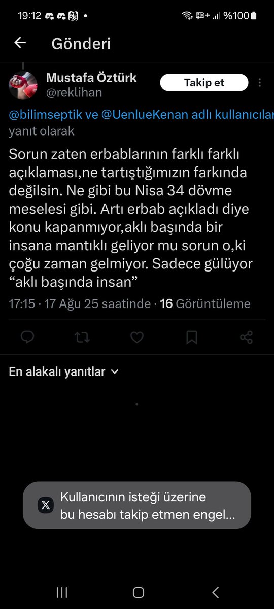 Noldu yarram? Karşında dişli birisini görünce çareyi engellemekte mı buldun?