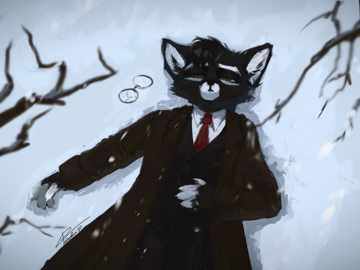 #lackadaisy #lackadaisyCats 
I want to publish such a dramatic and sad art with Mordecai, there will be a continuation.
Thanks for the drawing lubibi_habibi
Never seen anyone draw a character like this.