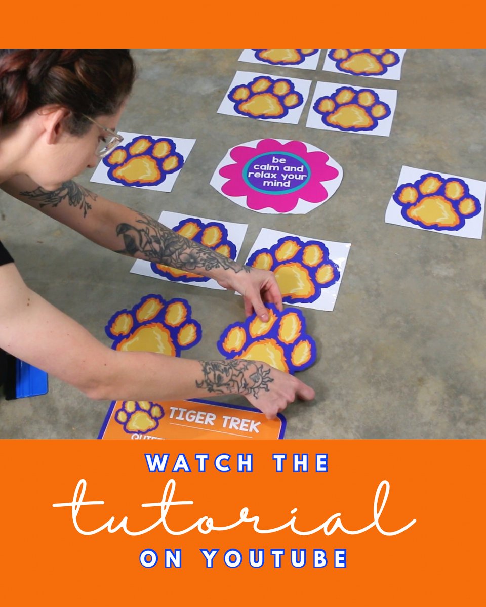 TheSensoryPath's tweet photo. Watch the Rainforest Trek installation videos on our YouTube. Learn tips, tricks, and step by step guides to make your Sensory Path perfect! #sensoryplay #sensorypathway #sensorypath #specialed #back2school https://t.co/QdjLeNILJh