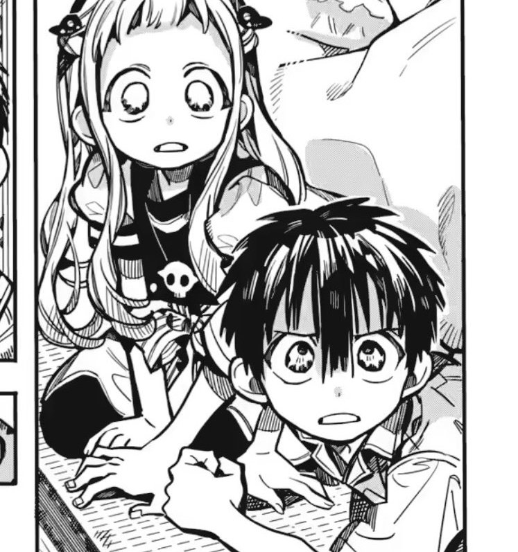 Kamomekirara's tweet photo. Reminder after finding out its Nene and getting interrupted Amane moves in front of Nene when the door opens
As if the baby was threatening 😭
#Tbhk128 #Tbhk128spoilers https://t.co/nyawflV3VK