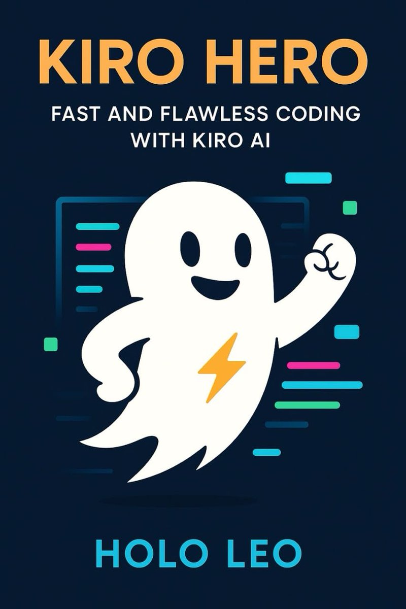 ive written a book called Kiro Hero . Fast Flawless Code with Kiro AI

amazon.com/Kiro-Hero-Code…

#Kiro
