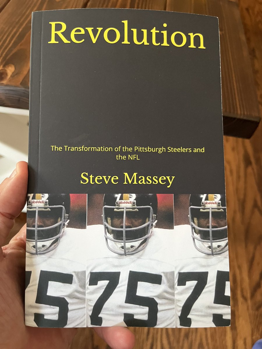 Just arrived! I’m rereading “About 3 Bricks Shy of a Load,” then I’m going to dig into “Revolution!” <a href="/1947Steelers/">Revolution: The Pittsburgh Steelers 1969-1974</a>