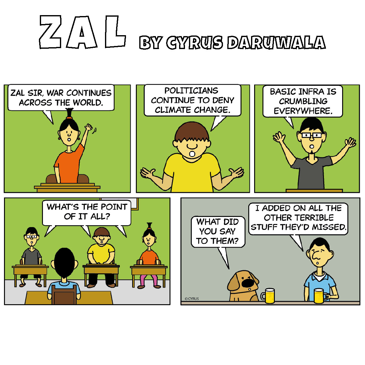 From today's ZAL comic in the <a href="/mid_day/">Mid Day</a> 
It's not easy being a teacher nowadays.