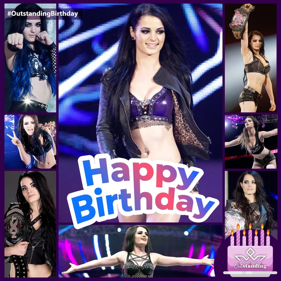 🥳🔥 ¡Happy Birthday, Paige! 🎂💪 Luchadora profesional inglesa retirada,  recordada mundialmente por sus nombres de ring Paige y Britani Knight. Una  verdadera leyenda del ring en #WWE. 🖤✨ #OutstandingBirthday  #OutstandingWoman #Paige #WWE #HappyBirthday, image size:1080x1080