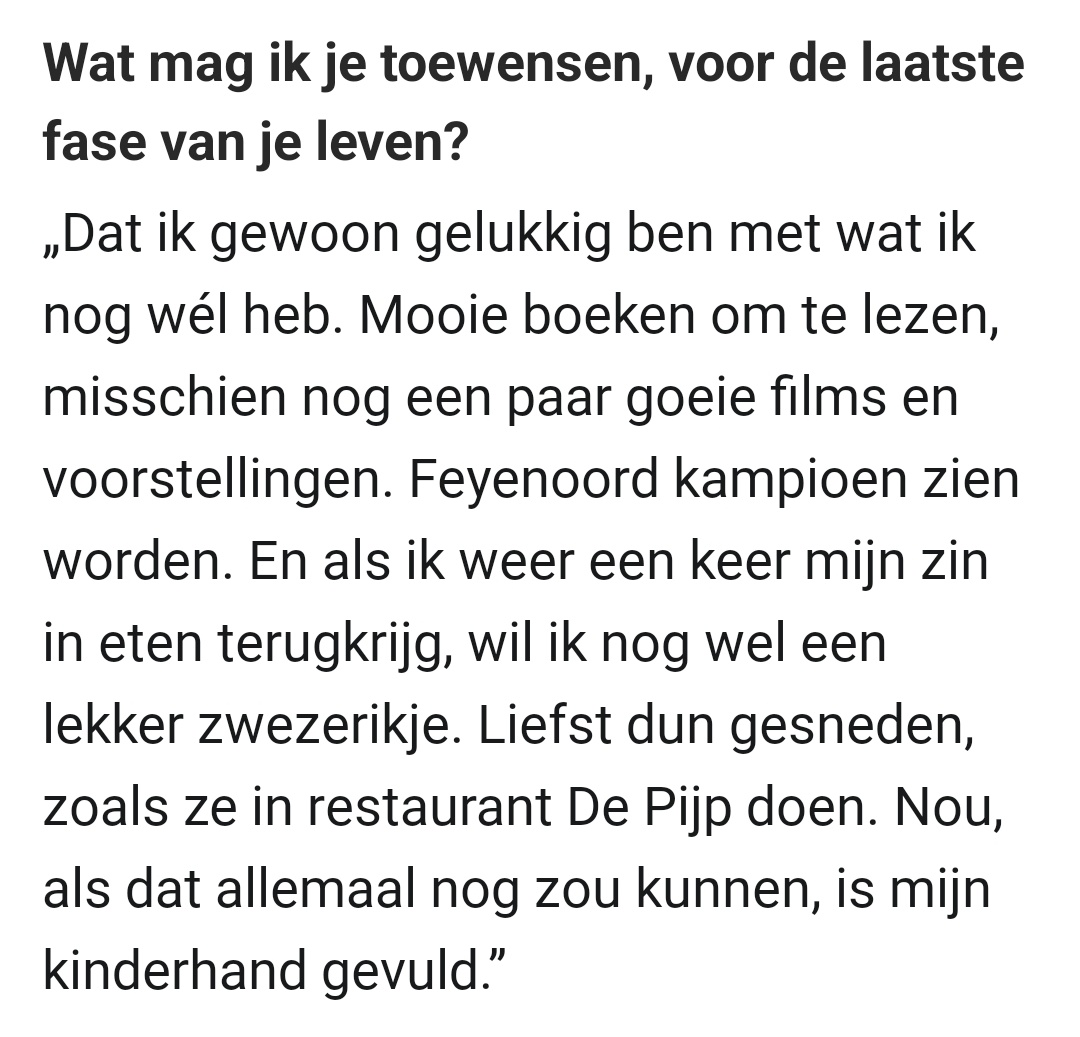 Ik weet dat hij al een tijdje niet in het stadion komt, maar kunnen jullie deze held niet een paar keer  naar een wedstrijd laten gaan, 
als hij wil natuurlijk.. 
#Feyenoord 

<a href="/DeFeijenoorder/">De Feijenoorder</a>