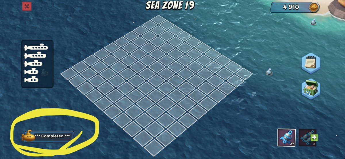 So <a href="/BoomBeach/">Boom Beach</a> Sonar Ops finishes on stage 17 (maybe 18?) and there’s no more reward tiers. You do get 10 Sonar Coins for every hit and 50 for every stage you beat though so keep going!